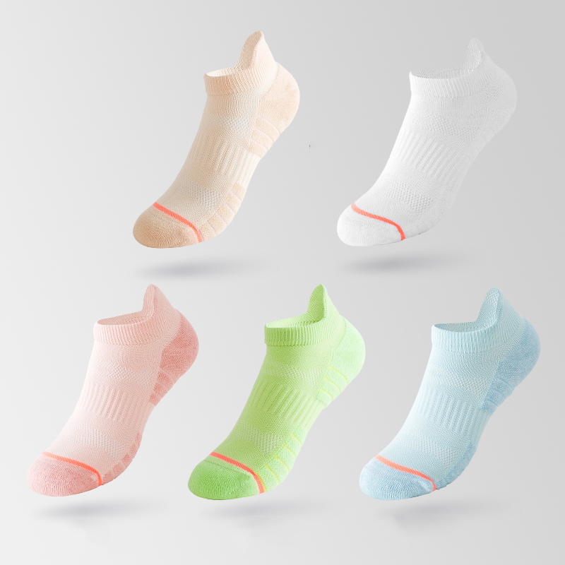 Effen kleur gewone sportbootsokken