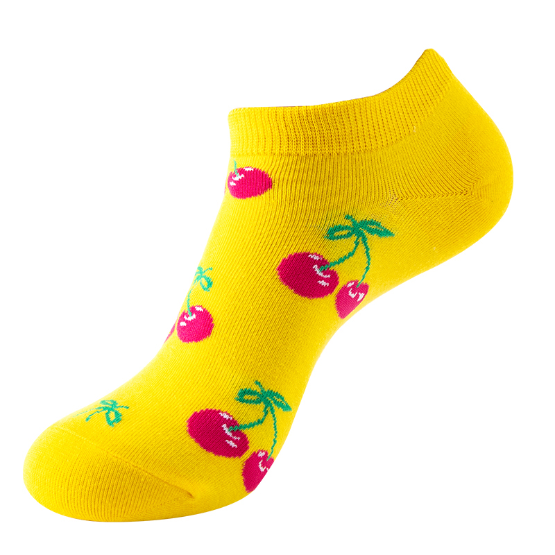 Leuke damesbootsokken van katoenjacquard
