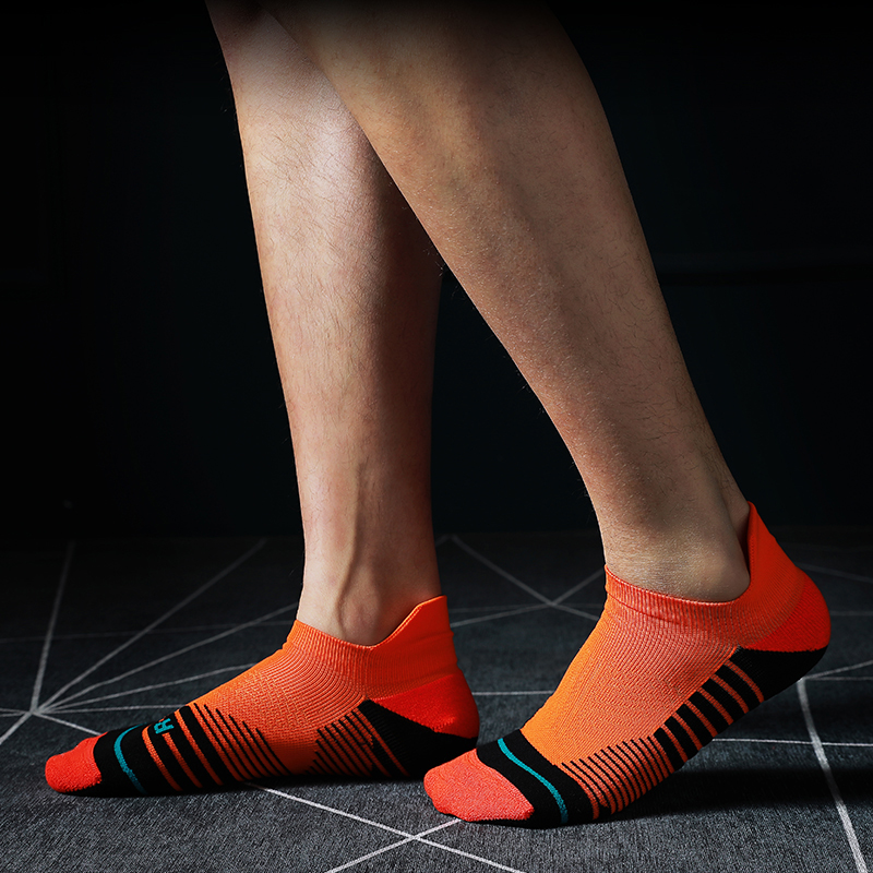Geborstelde half-badstof bootsokken met kleine oren