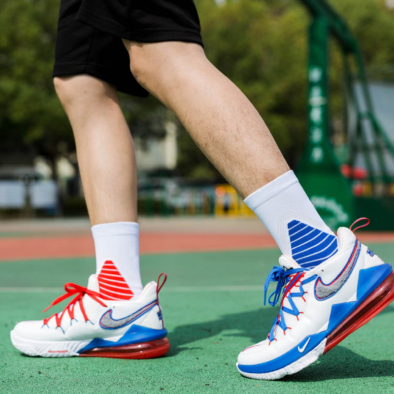 Basketbal sneldrogende antislip ademende badstof sokken